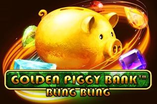 Golden Piggy Bank - Bling Bling